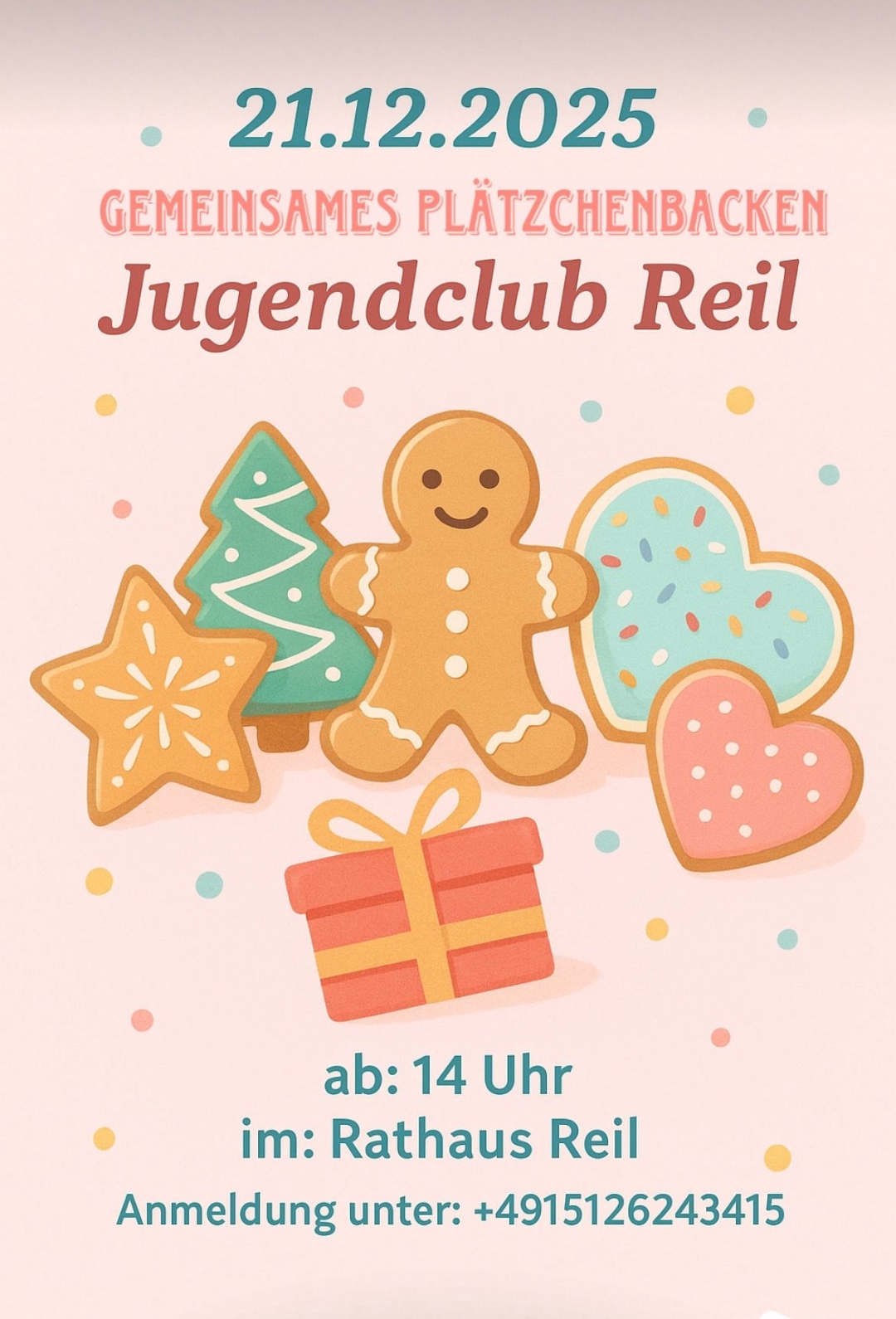 Plätzchen backen - Ortsgemeinde Reil